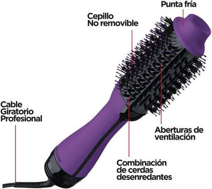 Imagen de Cepillo One Step Volumizer Revlon Purpura